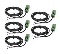 Cloimei Interruttore sensore di prossimità induttivo 5PCS SN04 N Materiale ABS IP65 10 30VDC 4mm Rilevamento per apparecchiature di automazione di macchinari industriali