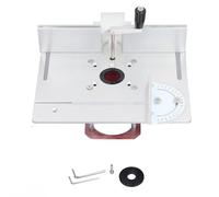 Cloimei Kit base di sollevamento per fresatrice Piastra di inserimento per regolazione altezza in lega di alluminio premium 0 54mm per da tavolo per fresatura del legno fai da te