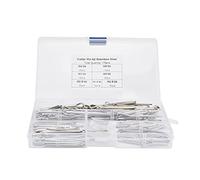 Cloimei Kit di coppiglie in acciaio inossidabile 304 da 175 pezzi Assortimento di clip in metallo antiruggine per auto, camion, macchinari, officine, garage, manutenzione, riparazi