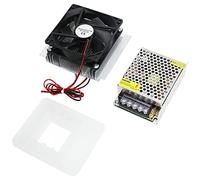 Cloimei Kit di raffreddamento Peltier con alimentatore di raffreddamento a refrigerazione a semiconduttore 12VDC Dispositivo di raffreddamento termoelettrico fai-da-te per mini fr