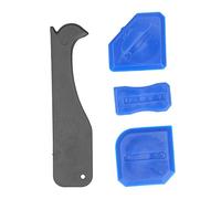 Cloimei Kit di strumenti per calafataggio sigillante professionale da 4 pezzi Strumenti di finitura per calafataggio in silicone di alta qualità per sigillatura di fughe di piastre