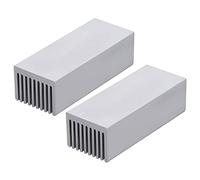 Cloimei Kit dissipatore di calore con alette di raffreddamento in alluminio ad alte prestazioni Soluzione di dissipazione del calore superiore per scheda di potenza router PCB CPU (Senza adesivo)