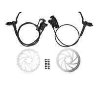 Cloimei Kit freno a disco idraulico per bicicletta di pressione dell'olio a doppio pistone di livello professionale Freni anteriori posteriori universali con rotori a disco 2x160m