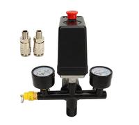 Cloimei Kit valvola di controllo pressostato compressore d'aria regolabile automaticamente con barometro ad attacco rapido stile tedesco gamma 0 180PSI per officine industriali uso