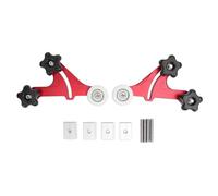 Cloimei Macchina da taglio a rulli con cuscinetti da tavolo Rullo guida di alimentazione Banco per lavorazione del legno in lega di alluminio Scivolo Strumento di posizionamento e