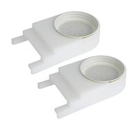 Cloimei Mangiatoia per api Alimentatore per Ingresso Scatola per api Mangiatoia per Acqua e Zucchero Coperchio in plastica Durevole per nutrire Le api Forniture per Apicoltura 2 PE