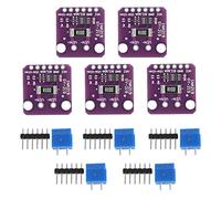 Cloimei Modulo sensore I2C ad alta precisione GY INA219 da 5 pezzi, monitor di potenza per progetti elettronici, materiale plastico, intervallo di tensione 3 V-5,5 V