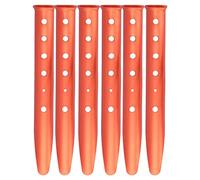 Cloimei Picchetti da campeggio a forma di U per carichi pesanti, 12,2 pollici, in lega di alluminio, per escursionismo all'aperto, alpinismo, spiaggia, neve, ancoraggi a terra, ara