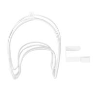 Cloimei Portaoggetti da parete, organizer da appendere, impilabile, salvaspazio, multiuso, per cappelli, vestiti, cravatte, bagno, camera da letto, materiale in ferro resistente, (Bianca)