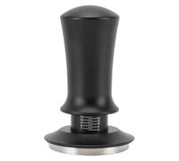 Cloimei Pressino per caffè professionale da 51 mm Pressino per caffè espresso calibrato in acciaio inossidabile 304 con scala di pressione Regolazione automatica della profondità p (Nera)