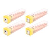 Cloimei Punte per cannelli da taglio 4 pezzi Ugello da taglio rapido in ottone rame ad alta temperatura per progetti di saldatura e taglio a gas di fabbricazione di metalli in acci (3#)