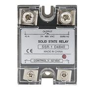 Cloimei Relè a stato solido SSR 40A Modulo di controllo -CA 3 ingressi 32 V 24 uscite 480 V CA Alloggiamento sigillato per alte temperature per impieghi gravosi di grado industria