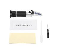 Cloimei Rifrattometro Brix professionale portatile 0 20% Tester del contenuto di zucchero per birra, vino, succo, con compensazione automatica della temperatura