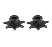 Cloimei Ruota dentata incubatrice 2 PZ Accessorio per motore di tornitura per uova reversibili ad alte prestazioni per attrezzature da cova per pollame Materiale PP durevole Strumento agricolo 3,2 x