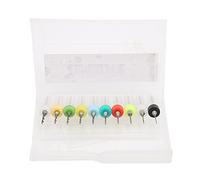 Cloimei Set di 10 punte da trapano per PCB in acciaio al tungsteno, mini punte elicoidali da 0,6 mm a 1,5 mm, per la riparazione di circuiti stampati, incisione e foratura di preci