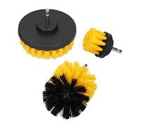 Cloimei Set di accessori per spazzole per trapano Kit di spazzole per lavapavimenti elettrici Confezione da 3 strumenti di pulizia in nylon per piastrelle del bagno Pavimenti Vasch