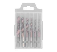 Cloimei Set di punte per trapano HSS Ti placcate con codolo esagonale M3 M4 M5 M6 M8 M10 Utensile combinato per maschi per acciaio, ferro, acciaio inossidabile, lavorazione di meta