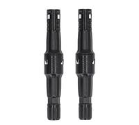 Cloimei Solar PV Connector 1500V IP68 High Temperature Flame Retardant Solar Panel Connector for Photovoltaic Systems PPO Housing Tinned Copper 2 Pieces Set (30A)