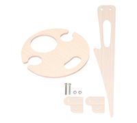 Cloimei Tavolo da vino portatile Tavolo da picnic rotondo pieghevole da esterno per 2 persone realizzato in legno di ciliegio cinese sostenibile per feste in campeggio sulla spiagg