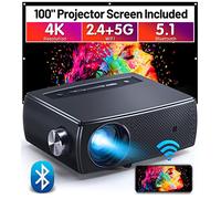 ClokoWe YG661 Proiettore video 4K 5G Wifi proiettore