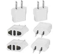 Clomnpe 6 pezzi Adattatore Universale USA Italia, Adattatori Prese Americane, Adattatore Italia USA da Viaggio, Adattatore Spina USA per Europa/USA/Canada/Cina/Giappone/Messico, Spine di Tipo A