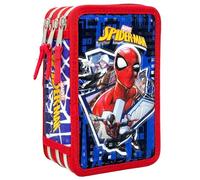 Astuccio triplo riempito, 3 Scomparti, 45 pz - Spider Man