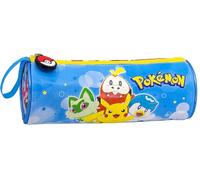 Clondo Astuccio Tombolino Per Bambini, Per Pokemon Fan - Portapenne Scuola Bambino e Bambina - 21x8 cm - Chiusura Zip - Poliestere Resistente - Gadget Ufficiale - Idea Regalo