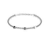 Clondo Bracciale Uomo Donna Juventus in Acciaio - Collezione Ufficiale Calcio - Accessorio Elegante e Sportivo con Logo - Idea Regalo per Tifosi - Vari Modelli Disponibili (Chain Logo Minimal)