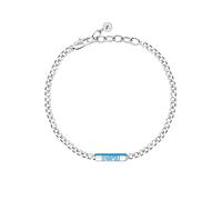 Bracciale in acciaio bambino con targhetta smaltata ssc napoli