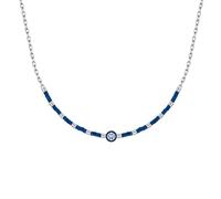 Clondo Collana Uomo Donna Inter in Acciaio Inossidabile - Prodotto Ufficiale Calcio - Gioiello con Logo - Idea Regalo Elegante per Tifosi Neroazzurri - Ragazzo e Ragazza (Beads Necklace Inter Sport)