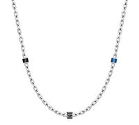 Clondo Collana Uomo Donna Inter in Acciaio Inossidabile - Prodotto Ufficiale Calcio - Gioiello con Logo - Idea Regalo Elegante per Tifosi Neroazzurri - Ragazzo e Ragazza (Chain Logo Minimal Inter)