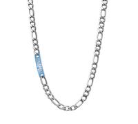 Clondo Collana Uomo Donna SSC Napoli in Acciaio Inossidabile - Prodotto Ufficiale Calcio - Gioiello con Logo SSCN - Idea Regalo Elegante per Tifosi Azzurri - Ragazzo e Ragazza (Power Chain)
