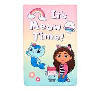 Clondo Coperta Plaid Per Bambina Per La Casa Delle Bambole di Gabby, Morbido Pile, Idea Regalo, Gadget, Super Soffice