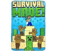 Clondo Coperta Plaid Per Bambini, Per Minecraft Fan, Morbido Pile, Idea Regalo, Gadget, Super Soffice, Bambino e Bambina
