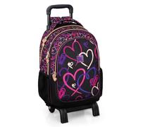 Clondo Julian Ross Zaino Trolley Staccabile Per La Scuola Elementare, Bambino e Bambina, Schienale e Spallacci Rinforzati, 33x15x43h (Lovely Vibes)