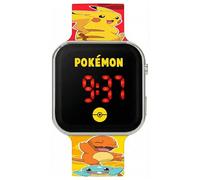 Clondo Orologio da Polso Digitale Led Bambini Per Pokemon Fan, Funzione data, Formato 12/24 Ore, Multicolore