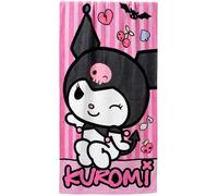 Clondo Telo Mare Bambina Per Hello Kitty Kuromi Fan - Microfibra Morbida in Poliestere - Asciugamano Mare Piscina, Colori Vivaci, Idea Regalo Estate, Gadget Ufficiale