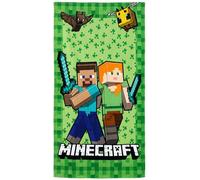 Clondo Telo Mare Bambini Per Minecraft Fan - Microfibra Morbida in Poliestere - Asciugamano Mare Piscina, Colori Vivaci, Idea Regalo Estate, Gadget Ufficiale