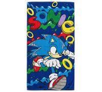 Clondo Telo Mare Bambino Per Sonic Fan - Microfibra Morbida in Poliestere - Asciugamano Mare Piscina, Colori Vivaci, Idea Regalo Estate, Gadget Ufficiale