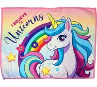 Clondo Tovaglietta in Tessuto Bambina, Per Unicorno Fan, 40x30cm, Pranzo, per il Tempo Libero e la Scuola, Pieghevole