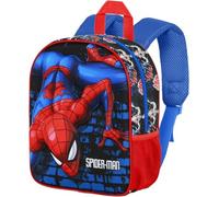 Clondo Zainetto 3D Asilo Bambini Per Spiderman Fan - Zaino Tempo Libero - Scuola Materna, 31 Centimetri, Viaggio, Regalo - Rosso