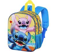 Clondo Zainetto 3D Asilo Bambini Per Stitch e Angel Fan - Zaino Tempo Libero - Scuola Materna, 31 Centimetri, Viaggio, Regalo - Giallo