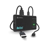 ClonerAlliance RecDual Dongle, mini videoregistratore autonomo a doppio ingresso 1080p@60fps con passthrough 4K a 60fps, acquisizione DP HDMI e USB di tipo C.