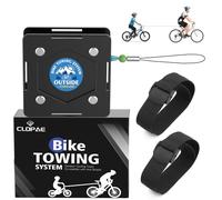 CLOPAE Traino Bici Bambino, Corda di Traino Bici Bambini, Corda di Trazione da 2,3M con Capacità di Carico di 150 kg per Mountain Bike, Bicicletta