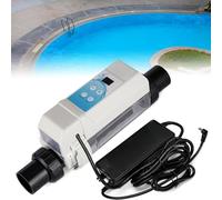 Clorazione Salina Elettrolizzatore, Clorinatore Salino per Piscine, Sis-tema Piscina con Acqua Salata 8/12/16/20 G/h, Elettrolizzatore Di Cloro Piscine Macchina Salino,12g/h(≤50m³)
