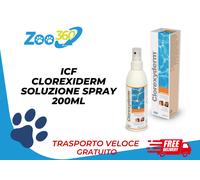 I.C.F. Icf Clorexyderm Soluzione Disinfettante Veterinaria 200 Ml