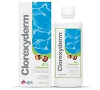 Clorexyderm 4% Shampoo per Cani e Gatti, Soluzione per l’Igiene Cutanea e la Pulizia del Manto, 250 ml