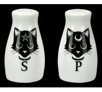 Cloridrico E Pepiera - Gatti Nero - Alchemy Inghilterra Barattolo per le Spezie