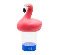 Clorina Tablet Floater, Swimming Pool Tablet Dispenser, Adjustable ChemicalRelease Floating Container for Hot Tub Spa Water Cleaning, Backyard Garden Pool Maintenance Use, Pink
