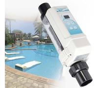 Clorinatore di sale per piscine, sistema elettrolitico converte il sale in cloro, ideale per acqua pulita e sicura della piscina fino a 50 m³